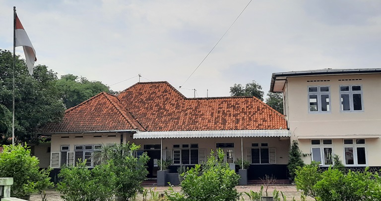 ERA KOLONIAL: Gedung Selectuin Landbouw Mojosari di Jalan Gajah Mada masih difungsikan sebagai Balitbang Pertanian Balai Pengkajian Teknologi Pertanian Jatim.