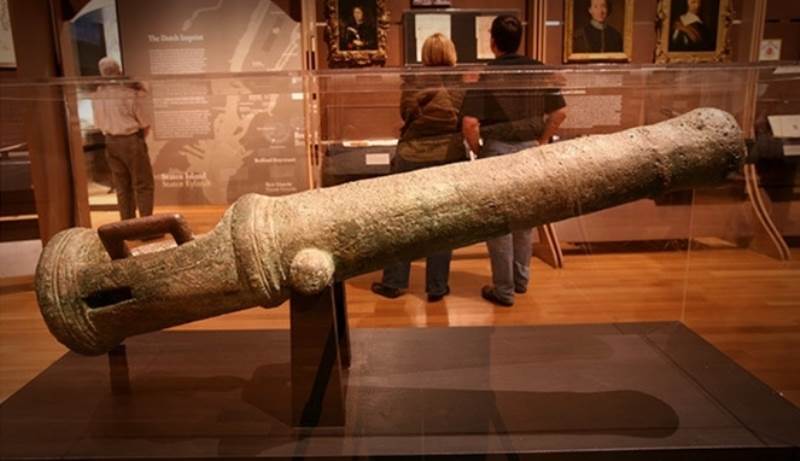 SENJATA ANDALAN: Koleksi meriam cetbang di Museum Talaga Manggung, Majalengka, Jawa Barat. (dok Museum Talaga Manggung)