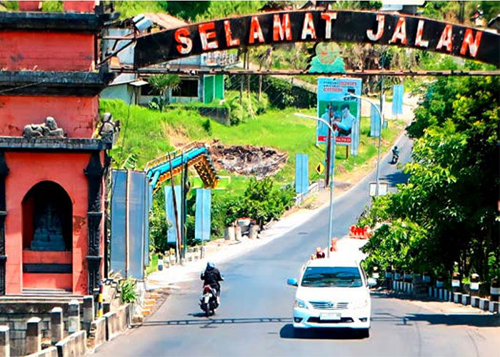 TUNGGU DISETUJUI: Lokasi rencana pembangunan flyover yang berada di perbatasan wilayah Kota Batu dengan Kabupaten Malang.