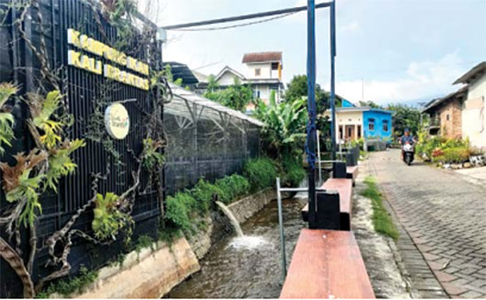 SERING BANJIR: Wisata Kampung Ikan kini sudah tidak beroperasi.