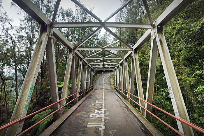 Jembatan Cagar di perbatasan Kota Batu dan Mojokerto yang diselimuti misteri dan kisah horor