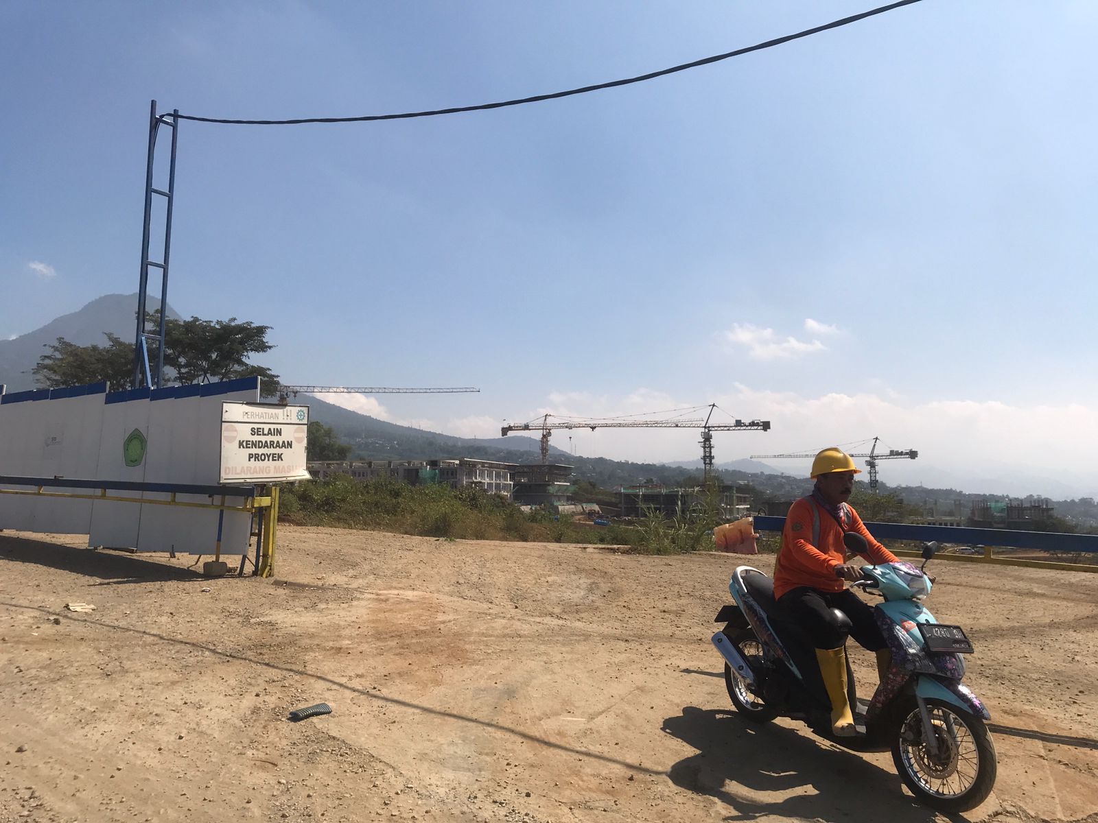 DIGEBER: Pembangunan tahap 1 kampus III UIN Malang di Desa Tlekung, Junrejo, Kota Batu mencapai 60 persen.