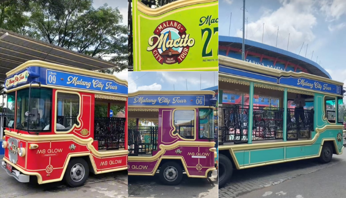 Bus Malang City Tour (MACITO). (Tiktok @chorichoco)