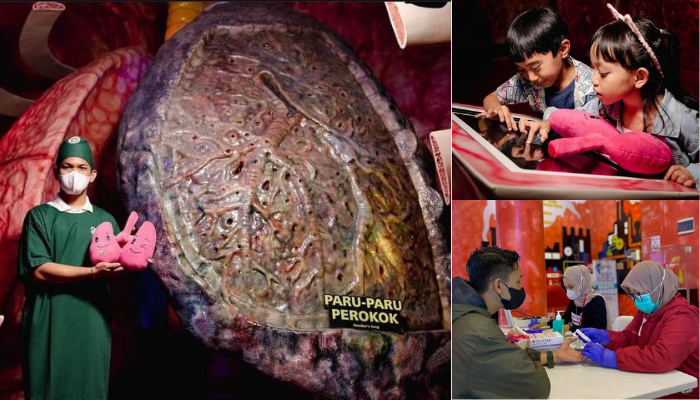 Belajar dan cek kesehatan bersama di museum tubuh The Bagong Adventure. (instagram @museumtubuh)