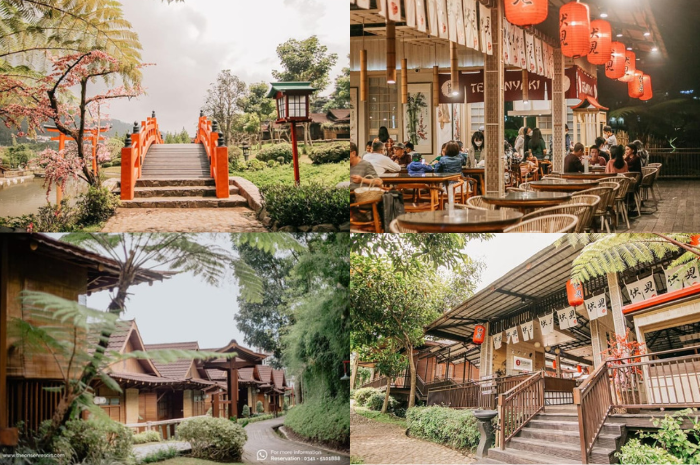 Potret pemandangan di The Onsen Hot Spring Resort. (Instagram @theonsenresortbatu)