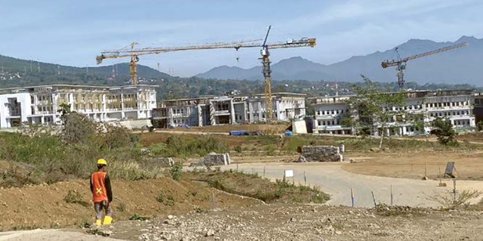PEMBANGUNAN: Kawasan Kampus III UIN Malang dibangun dengan menerapkan konsep Green Smart Campus.