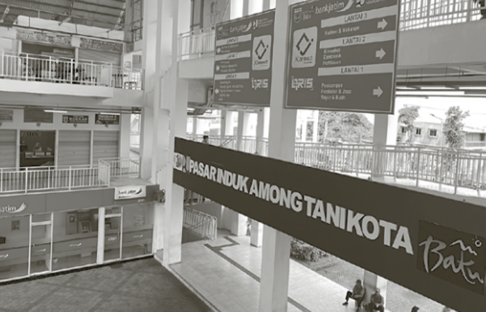 TERUS BERBENAH: UPT Pasar Induk Among Tani Kota Batu membutuhkan tambahan anggaran untuk pengelolaan yang lebih menyeluruh