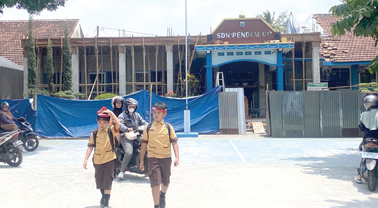 PROSES REHAB: SDN Pendem 1 mendapat bantuan rehabilitasi gedung menggunakan dana alokasi khusus tahun lalu. RORI DINANDA BESTARI/RADAR BATU