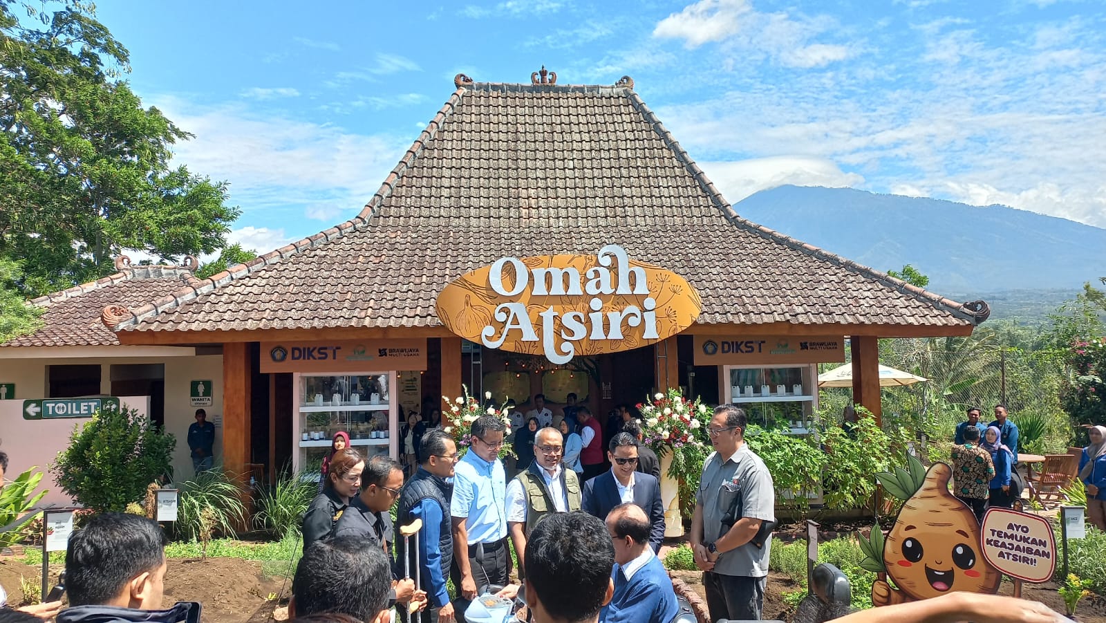 WAHANA BARU: Baloga memiliki wahana baru berupa Omah Atsiri hasil kerja sama dengan Universitas Brawijaya.