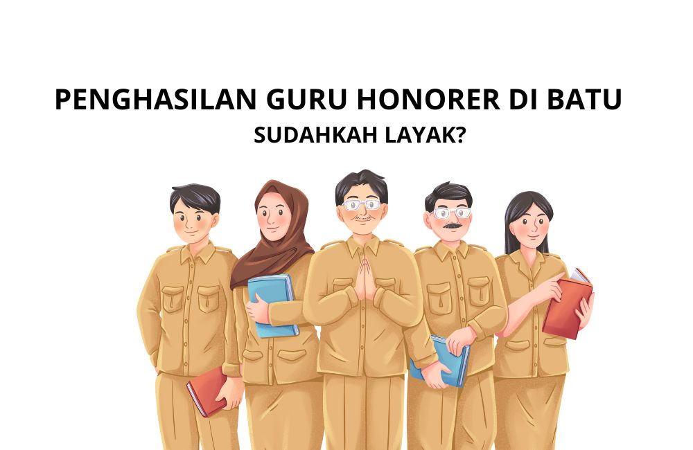 ILUSTRASI - Guru honorer di Kota Batu.