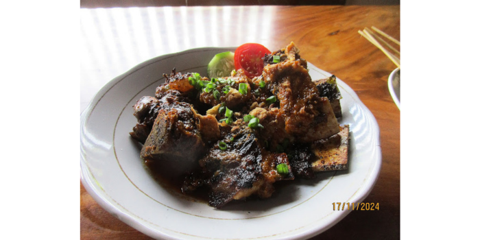 Salah satu menu di Iga Bakar Obama (Tester Tester)