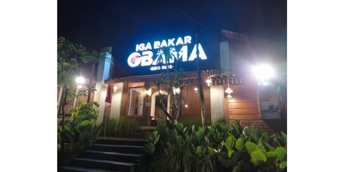 Bagian depan Iga Bakar Obama (Deni Mujiana)