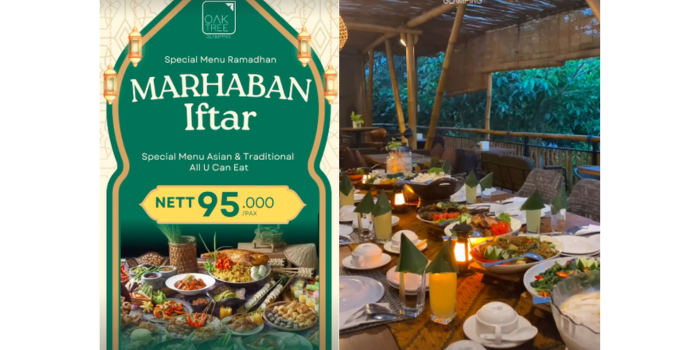 Paket bukber di Oaktree Glamping Resort. (Instagram oaktreeglamping)
