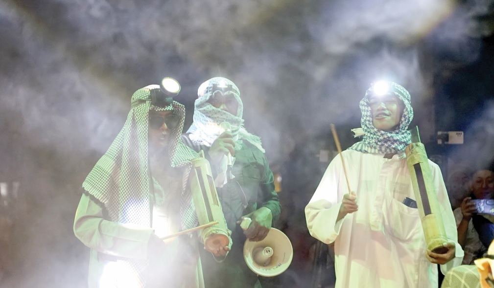GUYUB: Aksi salah satu grup yang menjadi peserta kegiatan Festival Patrol Kota Batu 2024 lalu.