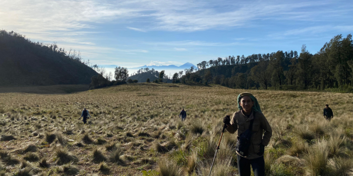 Pemandangan sabana di camp area Gunung Buthak (Josi Rintang O).