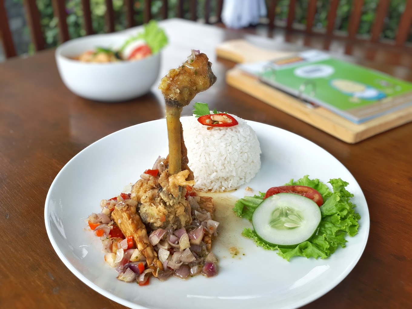 Salah satu menu di Warung Rempah Kota Batu (REMPAH - Warung Khas Batu - Wisata Kuliner Unik Khas Kota Batu).