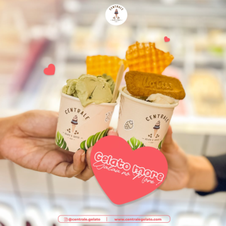 Gelato di Centrale Gelato (Instagram @centrale.gelato)