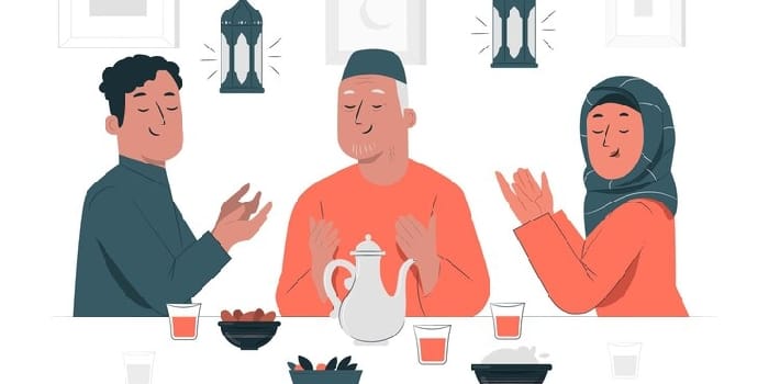 Ilustrasi berbuka puasa (Freepik.com)