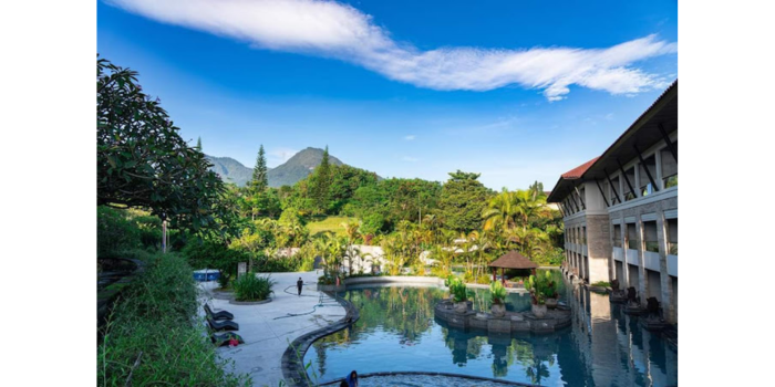 Salah satu spot di The Singhasari Resort Batu. (Google: Priyanto Mitsubishi FUSO)