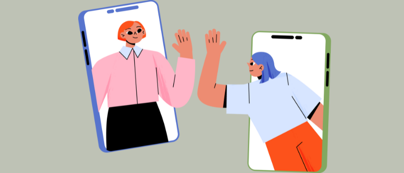 Ilustrasi Silaturahmi online