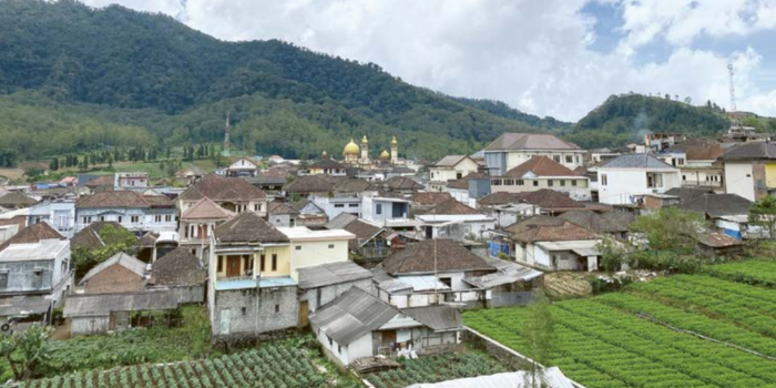 PADAT PERMUKIMAN: Kawasan permukiman di wilayah Desa Sumberbrantas, Kecamatan Bumiaji (RORI DINANDA BESTARI/RADAR BATU).