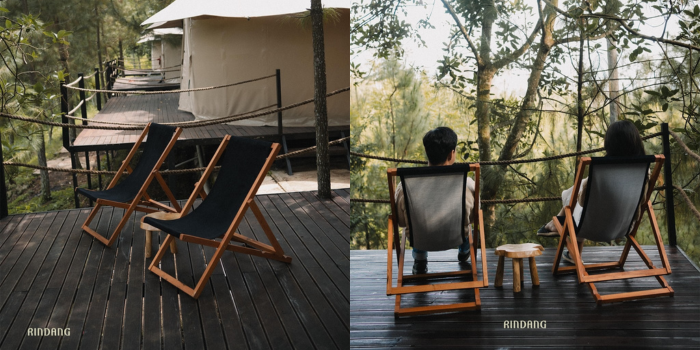 View di Rindang Glamping (Official Instagram Account @rindangglamping).