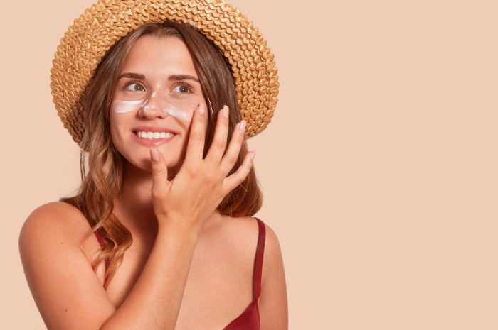 Ilustrasi penggunaan sunscreen. (Canva/Lesia Sementsova)