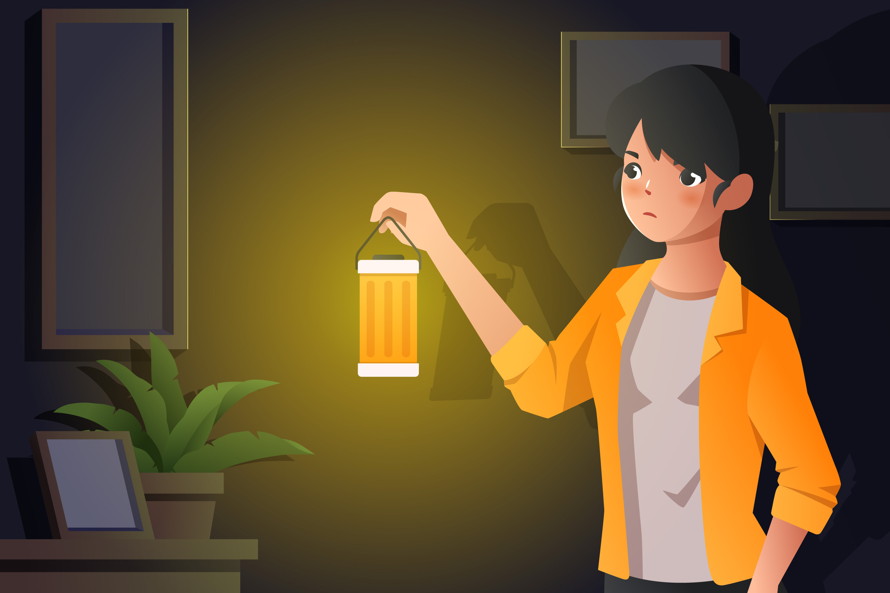 Ilustrasi  mati lampu. (Freepik)