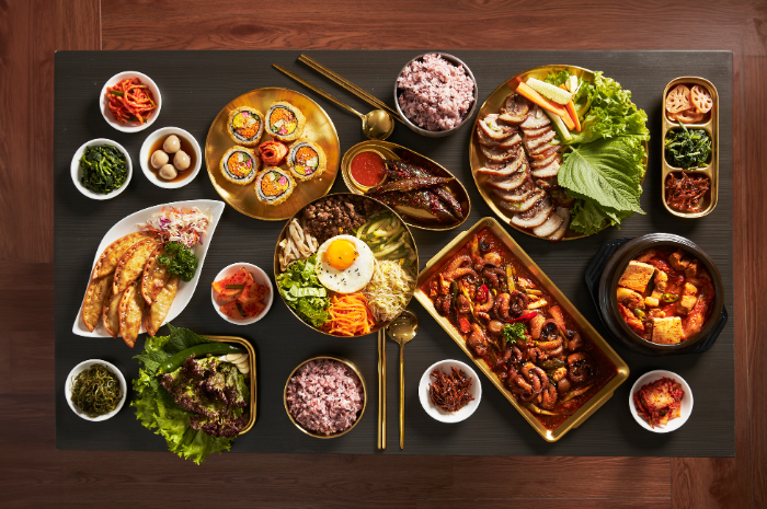 Ilustrasi kuliner Korea. (Canva/Thao Nu, Studio South Korea)