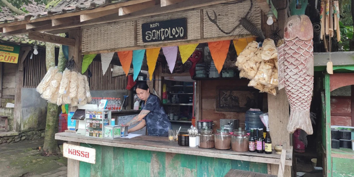 Kopi Sontoloyo yang terletak di Rekesan, Bulukerto, Kecamatan  Bumiaji, Kota Batu (Arri Susanto).