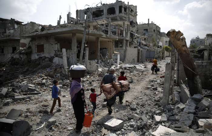 Gaza semakin krisis makanan setelah Israel memblokade total jalur masuk bantuan. (Newsweek)