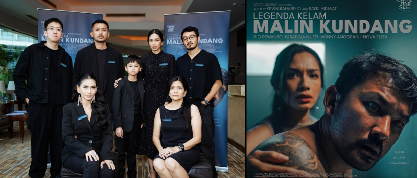 Rio Dewanto bersama rekannya dalam film Legenda Kelam Malin Kundang yang diproduksi Joko Anwar