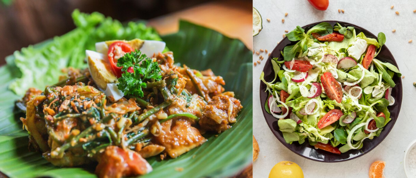 Ilustrasi salad terenak di dunia (freepik)