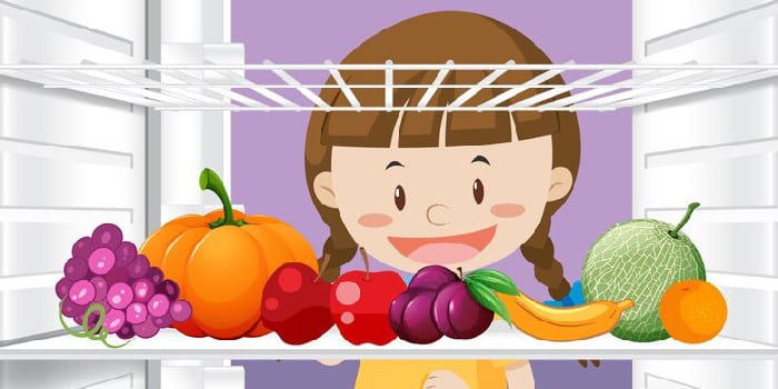 Ilustrasi Orang Menyimpan Buah Buahan (sumber foto: freepik)