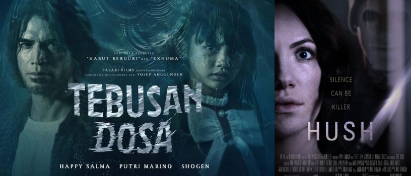 Poster film film menegangkan, horo, tetapi bukan hantu