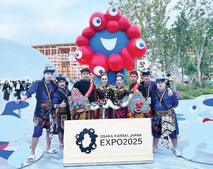 MISI BUDAYA: Tim kesenian tradisional dari Kota Batu promosikan seni budaya Indonesia di Osaka, Jepang.
