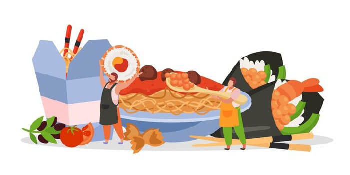 Ilustrasi Makanan Kuliner (sumber foto: freepik)