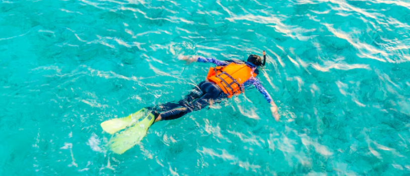 Ilustrasi orang snorkeling (freepik)