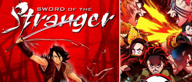 Poster film anime dengan genre aksi