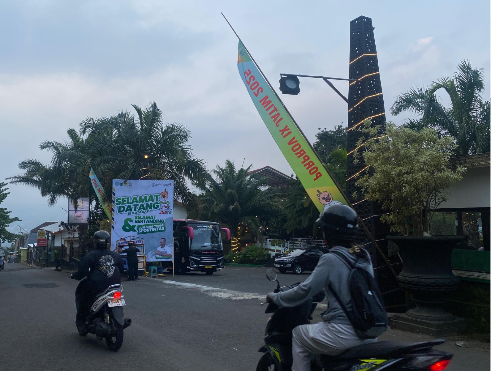 VENUE PORPROV: Hotel Zam-Zam di Jalan Abdul Gani, Kota Batu Atas menjadi venue cabor gateball dalam event Porprov IX Jatim 2025.
