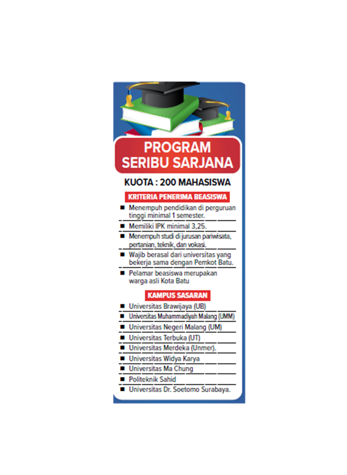 Program Seribu Sarjana.