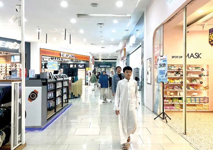 STAGNAN: Jumlah pengunjung Lippo Plaza Batu stagnan pada libur panjang dalam rangka momen perayaan Maulid Nabi Muhammad SAW beberapa hari lalu.
