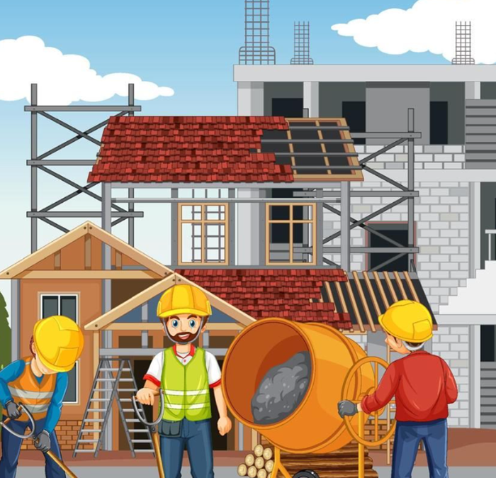 Ilustrasi Pembangunan Rumah Kompos