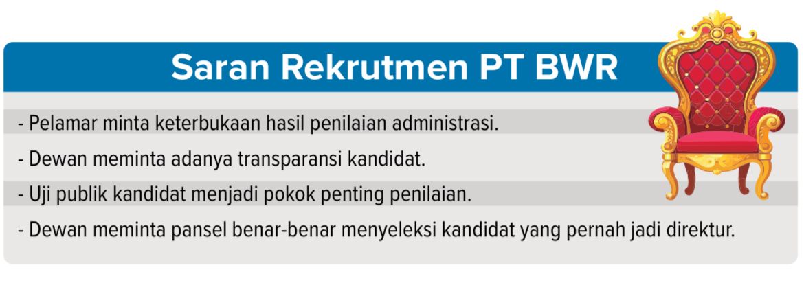 Saran Rekrutmen PT BWR