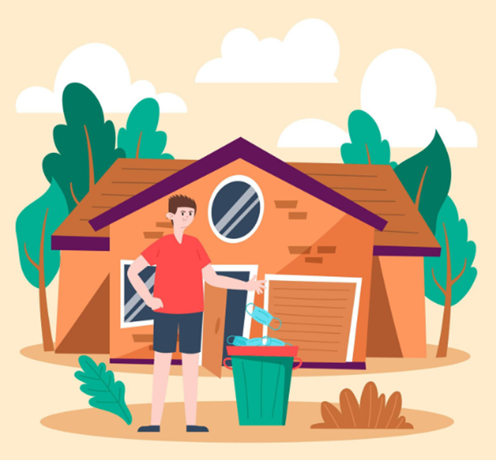Ilustrasi Rumah Kompos