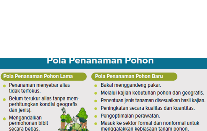 Grafis Pola Penanaman Pohon