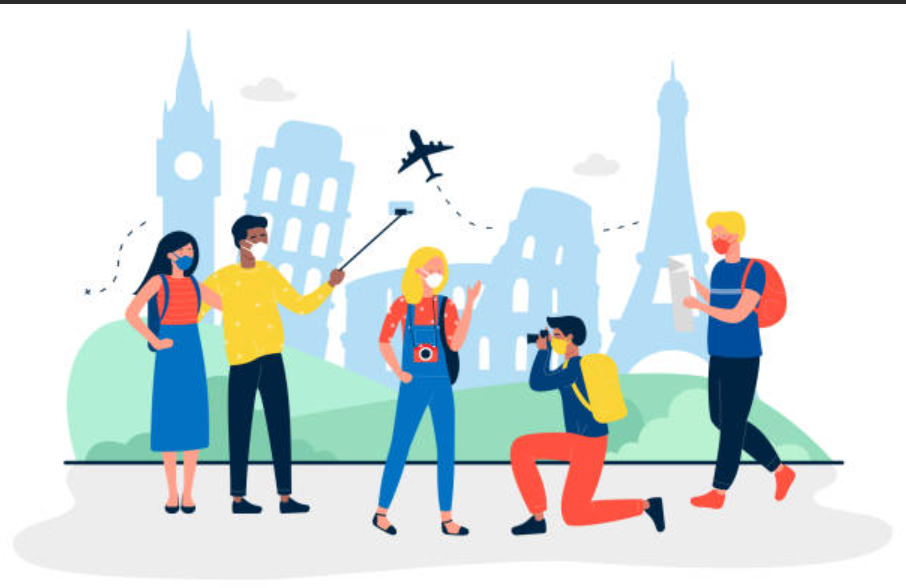 Ilustrasi Wisatawan