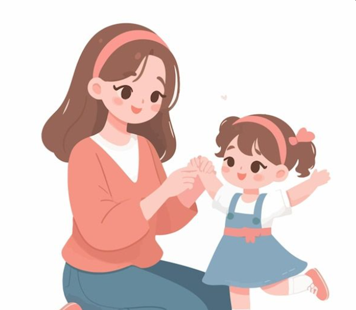 Ilustrasi Ibu dan Anak