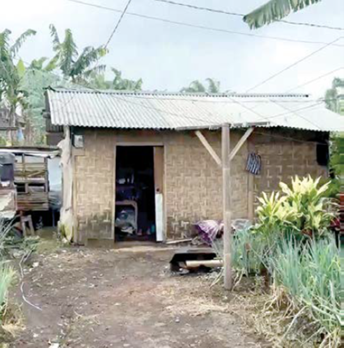 PERLU PERBAIKAN: Salah satu rumah warga Desa Sumbergondo, Kecamatan Bumiaji berhak mendapatkan bantuan renovasi Rumah Tidak Layak Huni (RTLH).