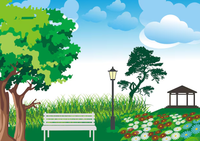 Ilustrasi Taman
